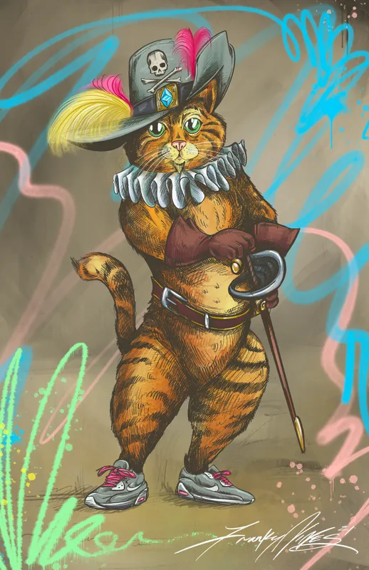 Puss in Boots... more like Puss in Sneaks!