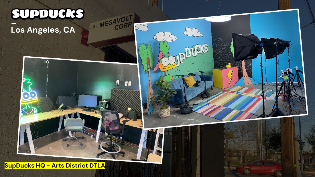 SupDucks HQ in the Arts District