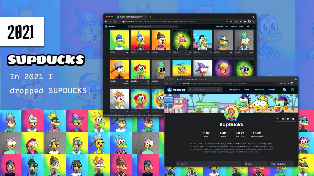 SupDucks launch, 2021