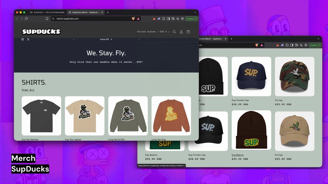 SupDucks merch