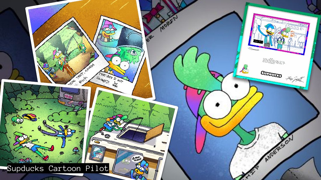 SupDucks cartoon pilot storyboards